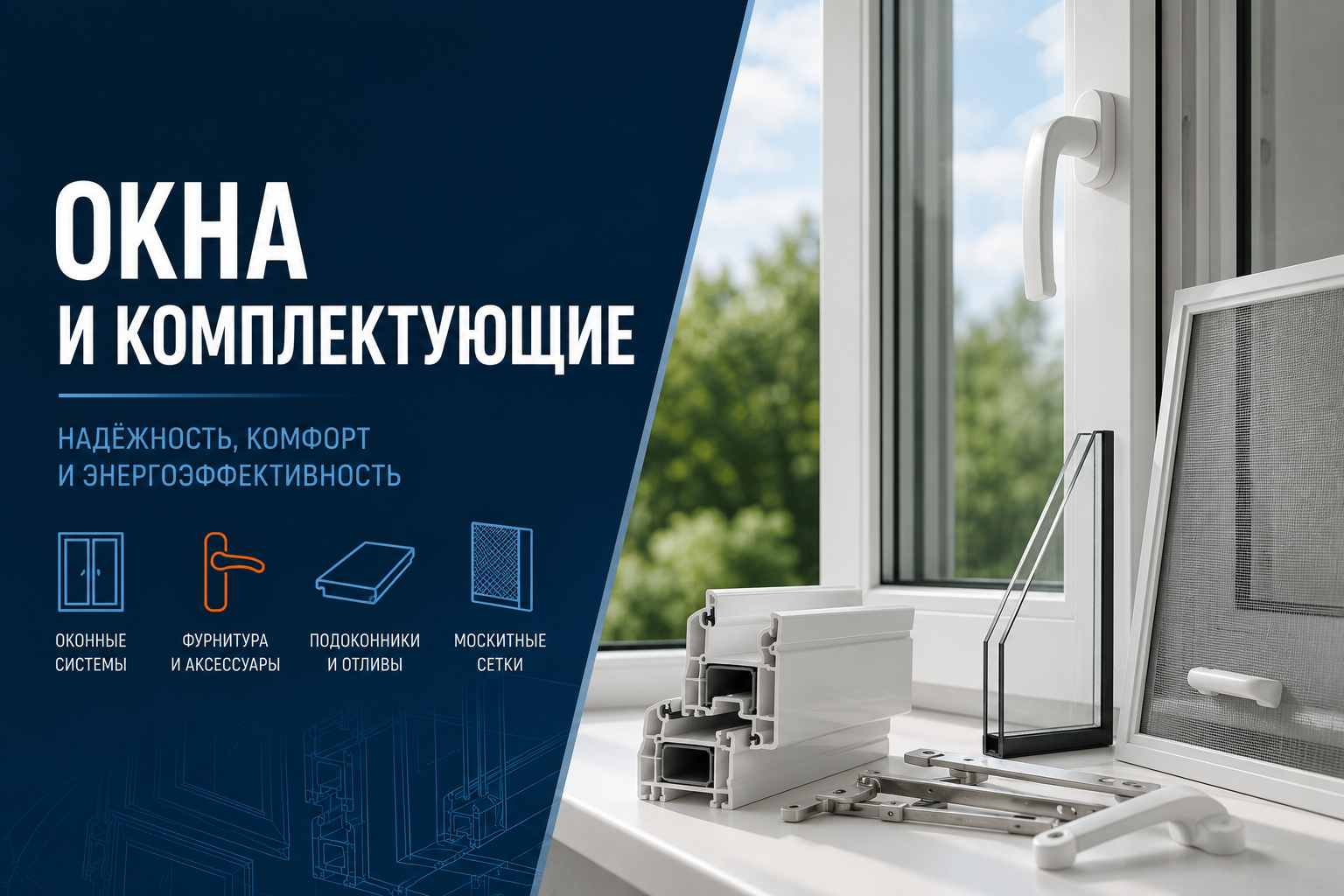 Окна и комплектующие